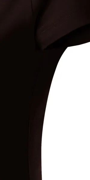 Prosta koszulka damska - Krój z bocznymi szwami