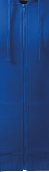 Bluza damska z kapturem - Zamek błyskawiczny w kolorze bluzy