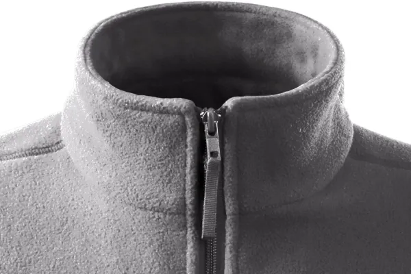 Klasyczna kamizelka polarowa - Zapięcie na zamek błyskawiczny aż do brody