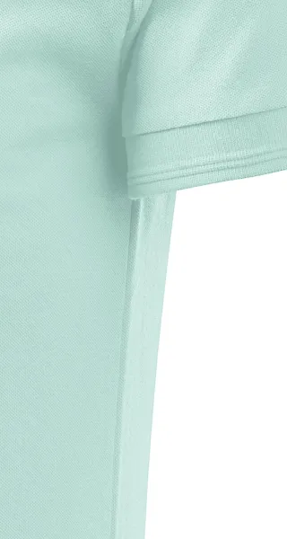 Męska luźna koszulka polo - Krój z bocznymi szwami