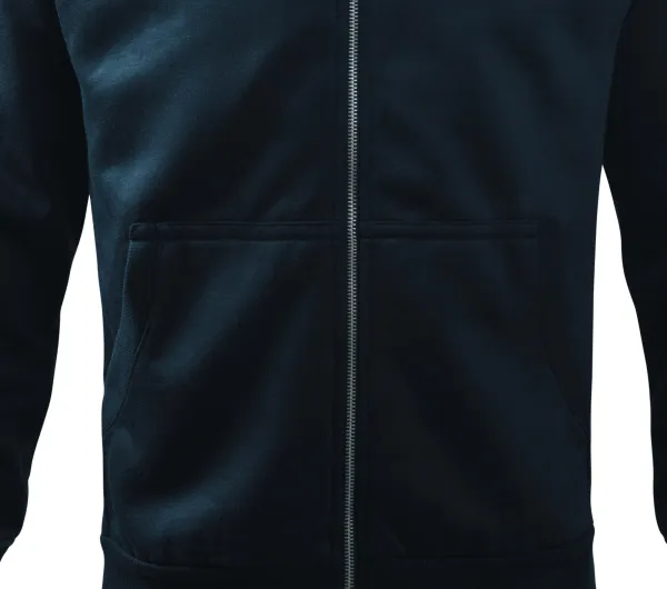 Prosta bluza męska bez kaptura - Luźny krój ze szwami bocznymi