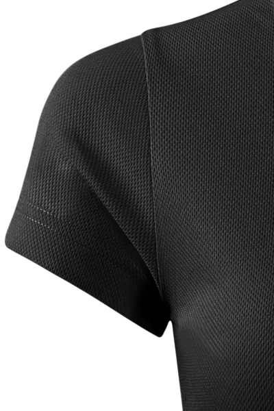 Damska koszulka sportowa - Klasyczne krótkie rękawy