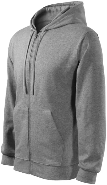 Bluza męska z kapturem - Męska bluza z kapturem zapinana na zamek