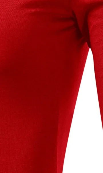 Koszulka damska z długim rękawem - Krój z bocznymi szwami