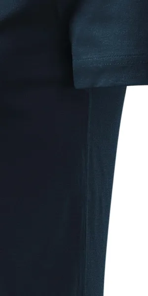 Męska elegancka merceryzowana koszulka polo - Krój z bocznymi szwami