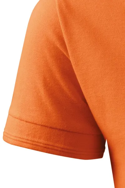 Męska luźna koszulka polo - Klasyczne krótkie rękawy