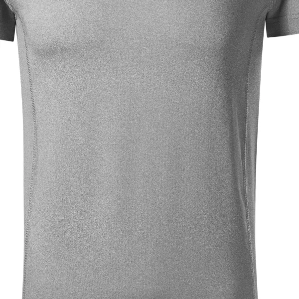 Męska koszulka sportowa - Delikatnie zwężane cięcie
