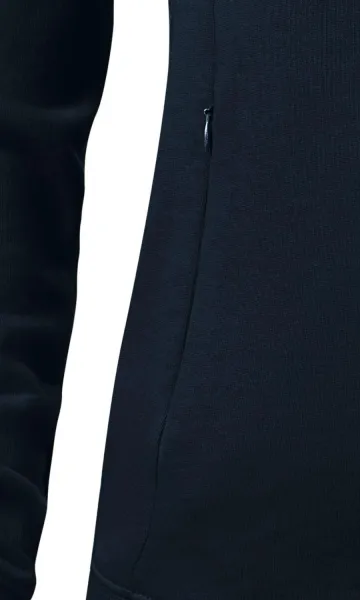 Bluza damska z ukrytymi kieszeniami - Ukryte kieszenie zapinane na zamek