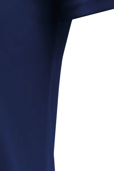 T-shirt z asymetrycznym dekoltem - Krój z bocznymi szwami