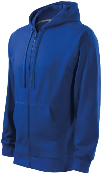 Bluza męska z kapturem - Męska bluza z kapturem zapinana na zamek