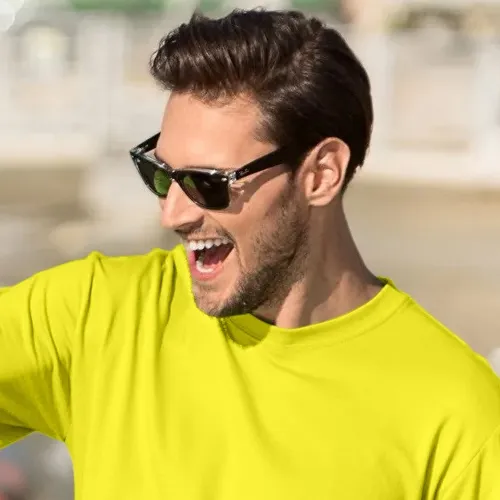 Klasyczna koszulka męska - Klasyczny okrągły dekolt