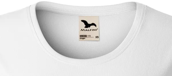 T-shirt damski z bawełny organicznej - Klasyczny okrągły dekolt