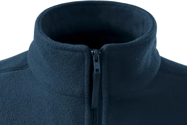 Klasyczna kamizelka polarowa - Zapięcie na zamek błyskawiczny aż do brody