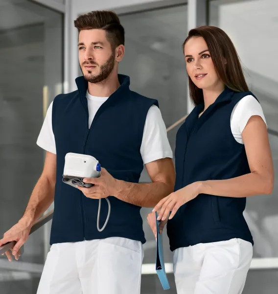 Klasyczna kamizelka polarowa - Kamizelka polarowa unisex - dla kobiet i mężczyzn