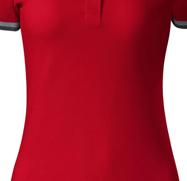 Sukienka damska z kołnierzem do góry - Delikatnie zwężane cięcie