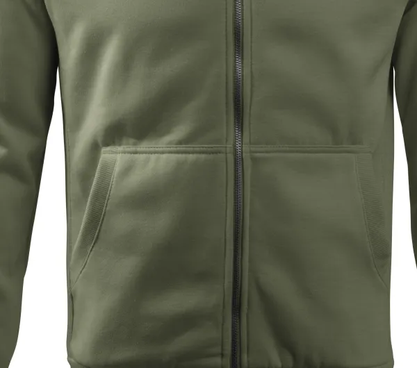 Prosta bluza męska bez kaptura - Luźny krój ze szwami bocznymi