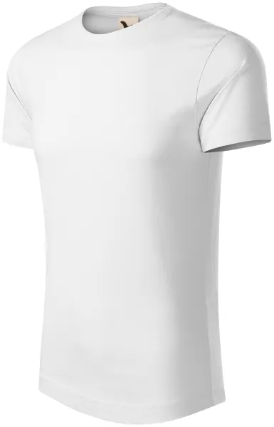 Męska koszulka z bawełny organicznej - Męska codzienna koszulka T-shirt