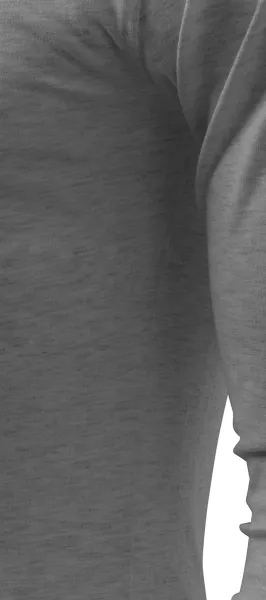 Męska koszulka z długim rękawem - Krój z bocznymi szwami