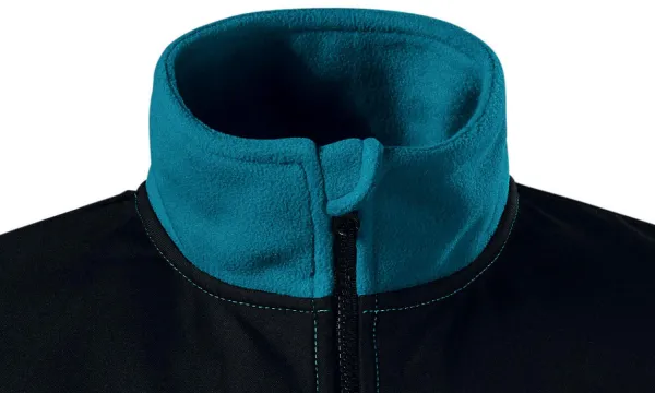 Ciepła kurtka polarowa unisex - Zapięcie na zamek błyskawiczny aż do brody
