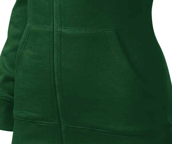 Bluza damska z kapturem - Kieszenie w stylu kangura