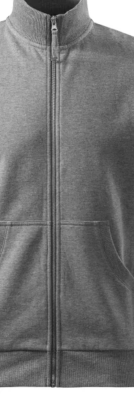 Prosta bluza męska bez kaptura - Metalowy zamek błyskawiczny
