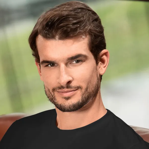 Koszulka unisex o wyższej gramaturze - Klasyczny okrągły dekolt