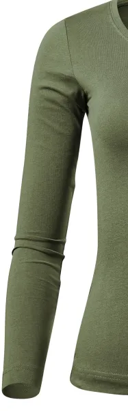 Koszulka damska z długim rękawem - Klasyczne długie rękawy