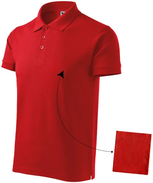 Elegancka męska koszulka polo - Torba pakowana oddzielnie
