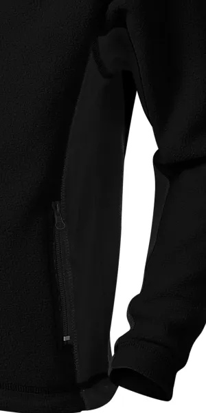 Kontrastowa kurtka z polaru dla dzieci - Ciemne kontrastujące detale