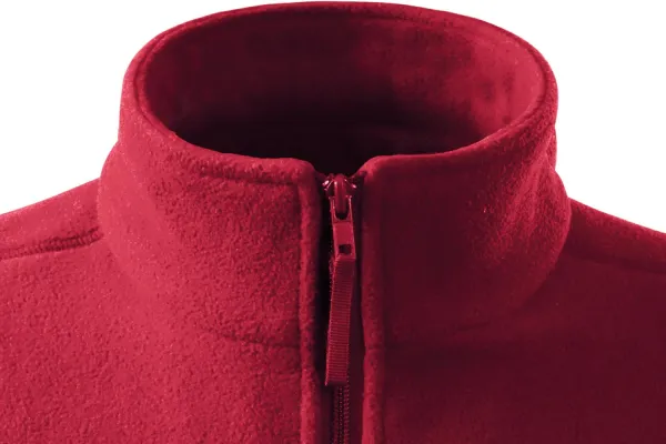 Klasyczna kamizelka polarowa - Zapięcie na zamek błyskawiczny aż do brody