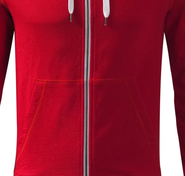 Męska kontrastowa bluza z kapturem - Luźny krój ze szwami bocznymi