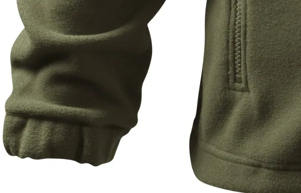 Męska kurtka polarowa - Długie rękawy z elastycznymi mankietami