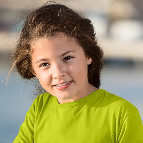 Koszulka dziecięca z długim rękawem - Klasyczny okrągły dekolt