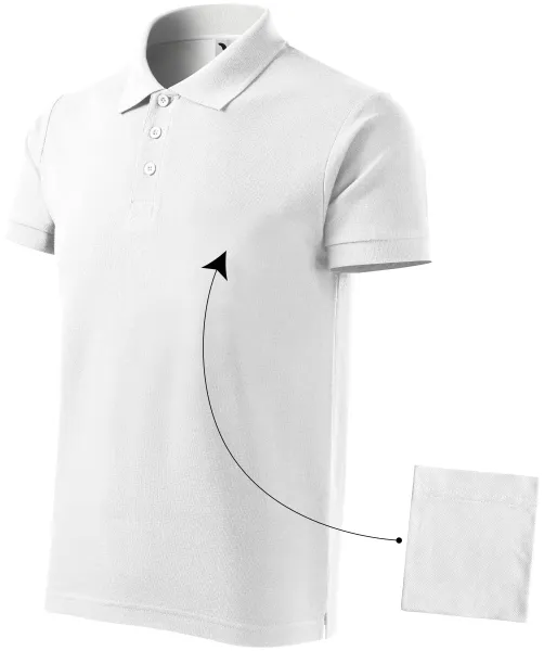 Elegancka męska koszulka polo - Torba pakowana oddzielnie