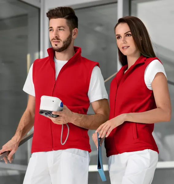 Klasyczna kamizelka polarowa - Kamizelka polarowa unisex - dla kobiet i mężczyzn