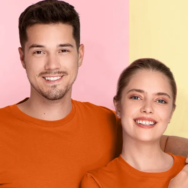 Lekka koszulka z krótkim rękawem - Klasyczny okrągły dekolt