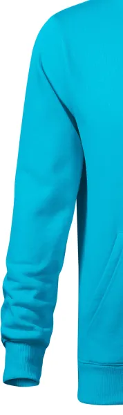 Męska bluza z kapturem bez zamka - Klasyczne długie rękawy