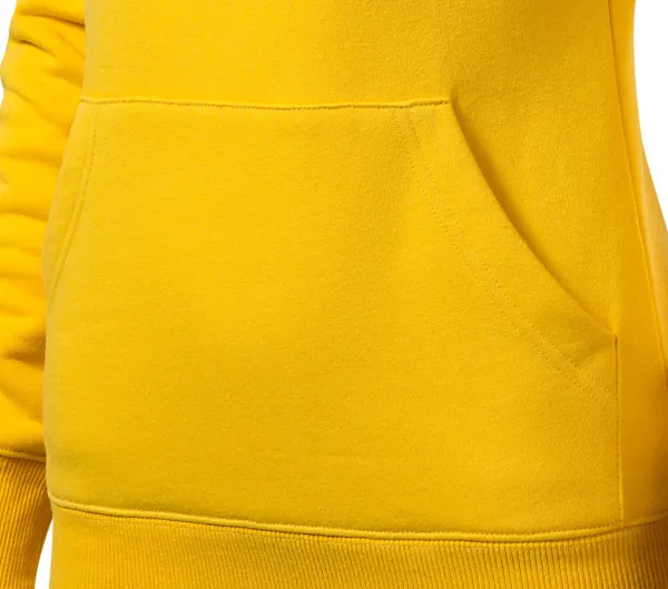 Damska bluza z kapturem bez zamka - Torba w stylu kangura