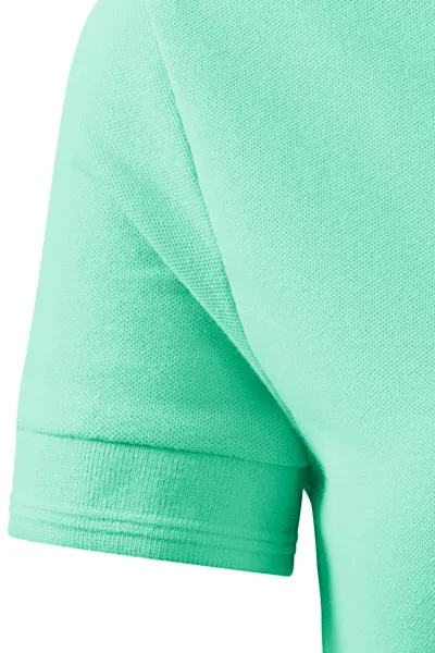 Damska elegancka koszulka polo - Klasyczne krótkie rękawy