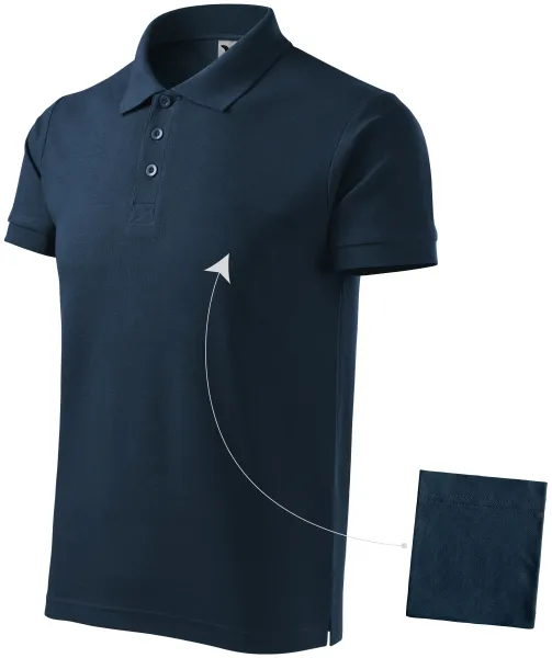Elegancka męska koszulka polo - Torba pakowana oddzielnie