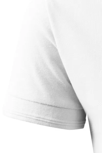 Męska luźna koszulka polo - Klasyczne krótkie rękawy