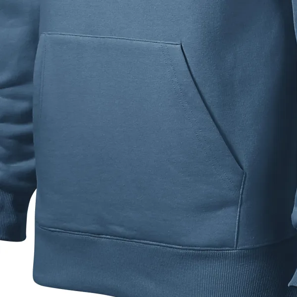 Męska bluza z kapturem bez zamka - Torba w stylu kangura