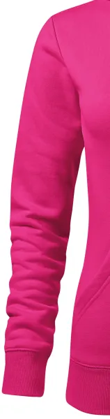 Damska bluza z kapturem bez zamka - Klasyczne długie rękawy