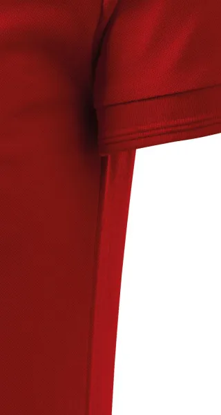 Męska luźna koszulka polo - Krój z bocznymi szwami