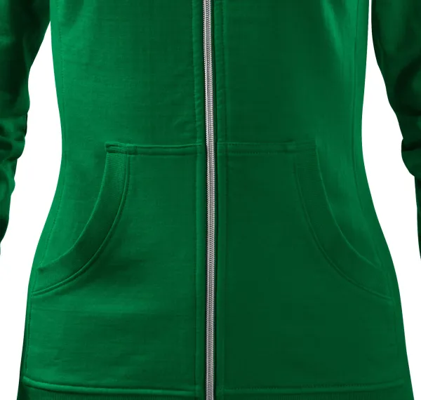 Bluza damska bez kaptura - Zwężany krój z bocznymi szwami