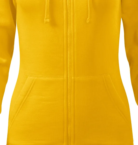 Bluza damska z kapturem - Zwężany krój z bocznymi szwami