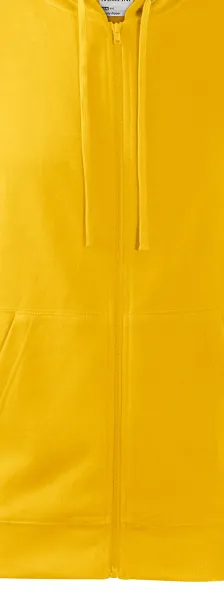 Bluza męska z kapturem - Zamek błyskawiczny w kolorze bluzy