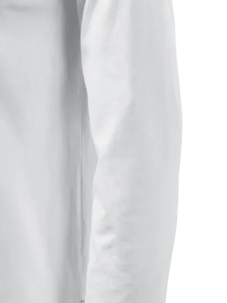 Męska koszulka kontrastowa z długim rękawem - Krój z bocznymi szwami