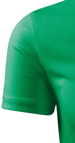 T-shirt z asymetrycznym dekoltem - Klasyczne krótkie rękawy