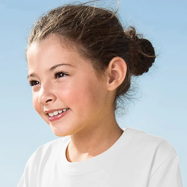 Lekka koszulka dziecięca - Klasyczny okrągły dekolt